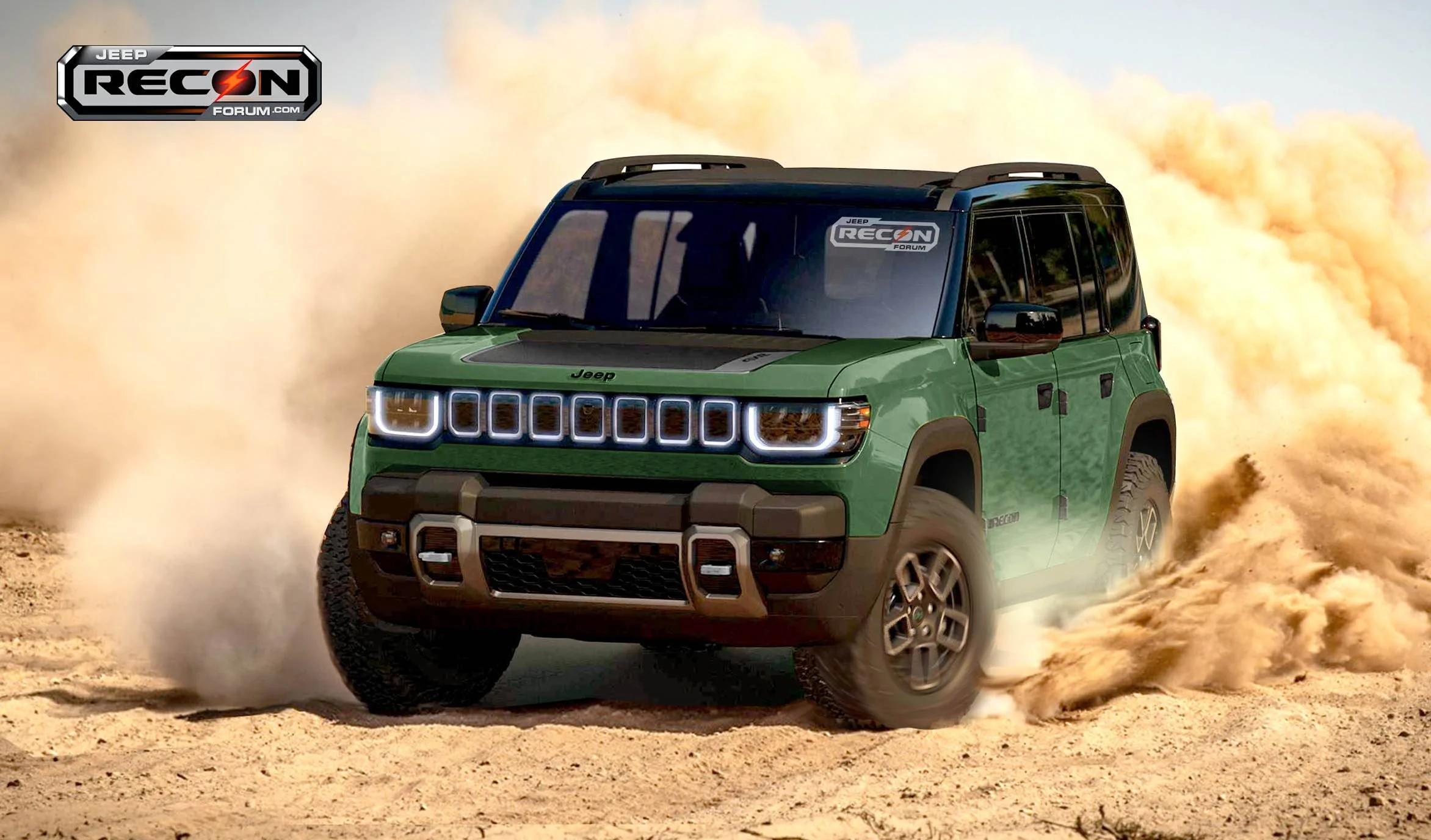 Jeep Recon EV 2025 Jeep Recon EV Previews in More Colors Jeep-Recon-D-Green