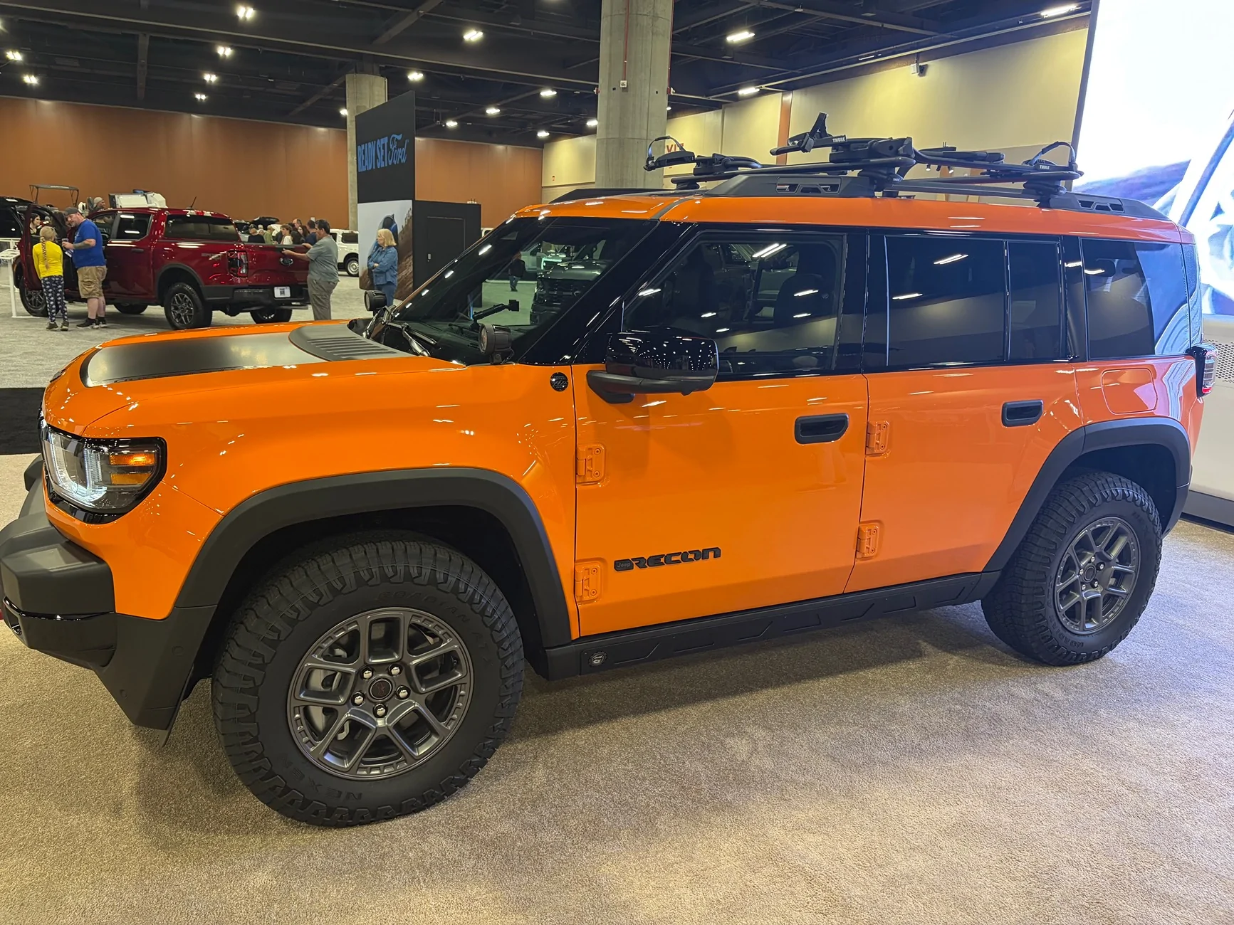 Jeep Recon EV Orange Jeep Recon from LA Auto Show IMG_3921